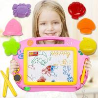 [促销]送礼包印章]宝宝彩色涂鸦板画板儿童磁性写字板玩具练笔画本