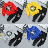 [促销]春秋套装童装男童女宝宝儿童春装秋季婴儿衣服棉质两件套运动装潮