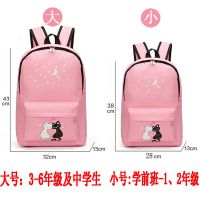 [促销][送大礼包]小学生书包女孩书包1-9年级女童书包防水帆布韩套包