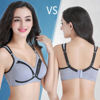 [促销][两件减2] 防走光前开扣哺乳文胸无钢圈怀孕防下垂喂奶孕妇内衣