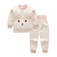 [促销][加绒加厚]儿童保暖内衣套装男女宝宝高腰裤秋衣秋裤套装02-4岁