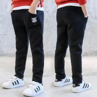 [促销][绒+厚]童装男童秋冬裤子新款男孩长裤儿童韩版宽松运动休闲裤