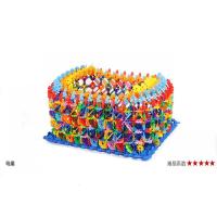 [促销]优质雪花片积木早教亲子拼插积木玩具儿童玩具120片 尺寸：3.3cm【买2送1】