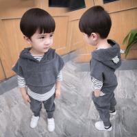 [促销][高品质]1-5岁男童秋季长袖运动套装春秋装宝宝小孩衣服儿童装3