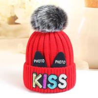 [促销]儿童帽子 宝宝帽子秋冬加厚可爱儿童帽毛线纯棉帽子针织帽男女