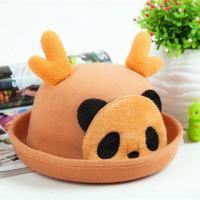 [促销][买2送袜]秋冬婴儿童帽子宝宝毛呢帽帽子潮1-7岁小孩礼帽男女童