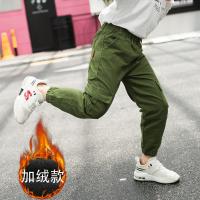 [促销][单裤/加绒]男童加绒裤子秋冬款休闲裤冬装长裤3岁儿童工装裤11