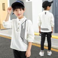 [促销]男童长袖T恤春秋装季2018新款儿童中大童韩版上衣POLO小孩衣服潮