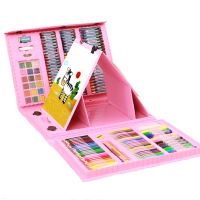 [促销][送画本剪刀]208件儿童男孩女孩画笔蜡笔铅笔水彩笔绘画文具礼盒套装画画玩具小学生用品