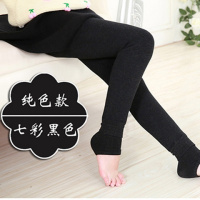 [促销]俞兆林秋冬款加绒打底裤新款女童冬款加绒加厚打底裤裤七彩棉裤子