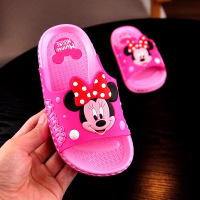 [促销]儿童拖鞋家居拖鞋男女童防滑浴室卡通米妮米奇女软底大童凉拖鞋夏