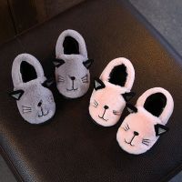 [促销]宝宝棉拖鞋冬男童软底室内防滑女童宝宝小孩1-3岁5保暖包跟棉鞋秋