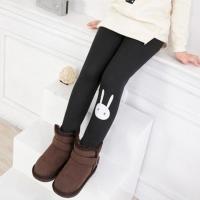 [促销]女童2018秋冬小白兔打底裤中小童春秋加厚加绒外穿百搭时尚打底裤