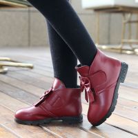 [促销]【1-12岁】女童靴子女童公主鞋秋冬加绒棉靴韩版中大童短靴宝宝鞋