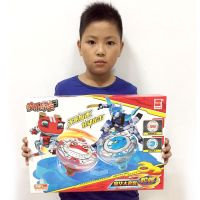[促销](买2送1)快乐酷宝陀螺3代魔幻陀螺3儿童玩具套装梦幻手指陀螺金属