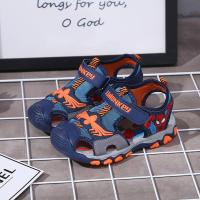 [促销]吉吉猴[26-36码]儿童鞋男童凉鞋包头沙滩鞋蜘蛛侠童鞋中大童