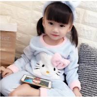 [促销]女童公主睡衣冬季儿童保暖睡衣两件套小女孩睡衣