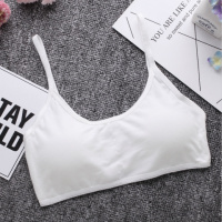 [促销]买二送一95纯棉少女文胸育期女孩带小背心中学生胸衣