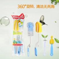 [促销]新款 多规格可选奶瓶刷5件套装清洗刷奶嘴吸管刷婴儿童洗奶瓶刷子