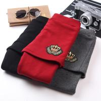 [促销]2018女童加绒加厚打底裤冬款保暖卫衣皇冠裙裤假两件套