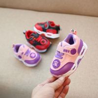[促销]秋冬款0-3岁宝宝学步鞋软底防滑j机能鞋亮灯男女童运动鞋