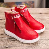 [促销]新款儿童雪地靴男女童靴子秋冬季加绒加厚棉鞋小孩单靴短靴宝宝鞋