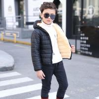 [促销]冬款童装韩版加绒款连帽棉服中小大童棉衣儿童棉袄1-8岁