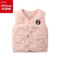 [促销]北极绒婴儿加绒马甲秋冬季儿童幼儿背心小童装1-3岁宝宝坎肩外穿