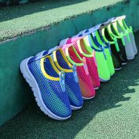 [促销]儿童运动鞋男童网鞋夏秋季女童凉鞋大童透气网面网眼一脚蹬学生鞋