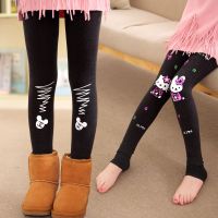 [促销]女童打底裤2018新款韩版春秋加绒加厚裤子秋冬款儿童装外穿保暖裤