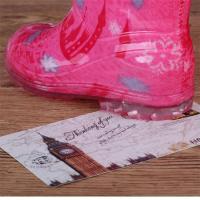 [促销]高筒儿童雨鞋水鞋雨靴宝宝防滑学生小女孩女童男童胶鞋学生大童夏