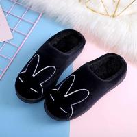 [促销]小兔子秋冬季男童棉拖鞋女童卡通可爱防滑包跟儿童绵纤中大童保暖