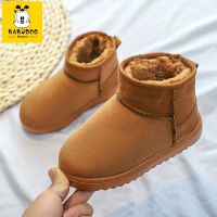[促销][雪地靴正品断码微瑕疵大促]儿童雪地靴防滑男女童棉靴双魔术贴