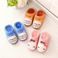 [促销]儿童棉拖鞋包跟男女童可爱卡通保暖小孩宝宝婴幼儿防滑棉鞋