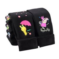 [促销]薄款-加绒]儿童打底裤女童百搭弹力裤外穿紧身裤子宝宝修身长裤