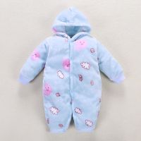 [促销]婴儿连体春秋冬季男女宝宝加厚哈衣儿保暖爬服法兰绒连体睡衣
