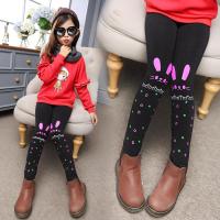 [促销]多款女童时尚打底裤2018秋冬季女童加绒保暖打底裤5中大童踩脚裤