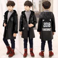 [促销]男童秋装外套儿童8运动9冬季10皮衣13大童男装12岁15男孩2018新款