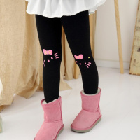 [促销]秋冬季儿童加绒加厚保暖裤女童打底裤小孩棉裤子女孩童装大童冬装