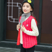 [促销]2018新款羽绒马甲女马甲内胆背心儿童马甲男女小孩冬天衣服7-16岁
