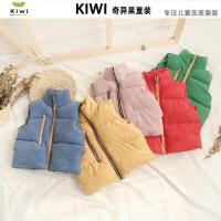 [促销]新款儿童春秋冬加厚棉马甲男女童保暖外穿马甲宝宝时尚桃皮绒背心