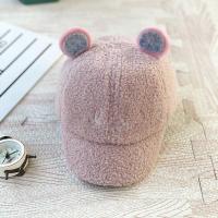 [促销]女宝宝帽子女秋冬1-3岁羊羔绒可爱婴儿棒球帽男秋季韩版2鸭舌帽潮