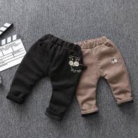 [促销]男童裤子小童加绒加棉裤子最新高端星空尼冬款秋款2019潮流版童裤