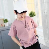 [促销]童装男童夏季T恤中大童休闲短袖打底衫儿童男宝宝半袖上衣短体恤