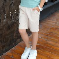 [促销]童装2018夏季新款男童中裤儿童棉麻短裤中大童七分裤男孩子五分裤