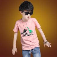 [促销]童装男童夏装上衣小孩衣服儿童短袖T恤中大童男装夏季打底衫体恤
