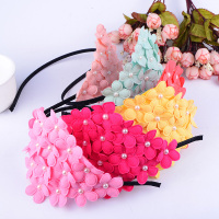 [促销]韩国儿童箍饰蝴蝶结带齿防滑公主头箍女童卡子小女孩头饰品