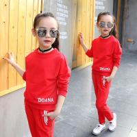 [促销]女童套装童装女春装春季儿童童装秋装原版中大童两件套宝宝套装