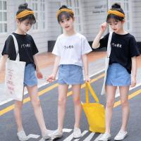 [促销]女童牛仔短裤夏装童装中大童儿童女小学生裙裤夏季裤子衣服小女孩