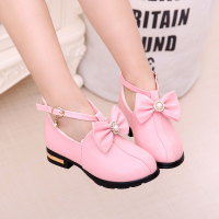 [促销][27-37码]2018春夏季新款女童靴子公主韩版高跟儿童中大童鞋女